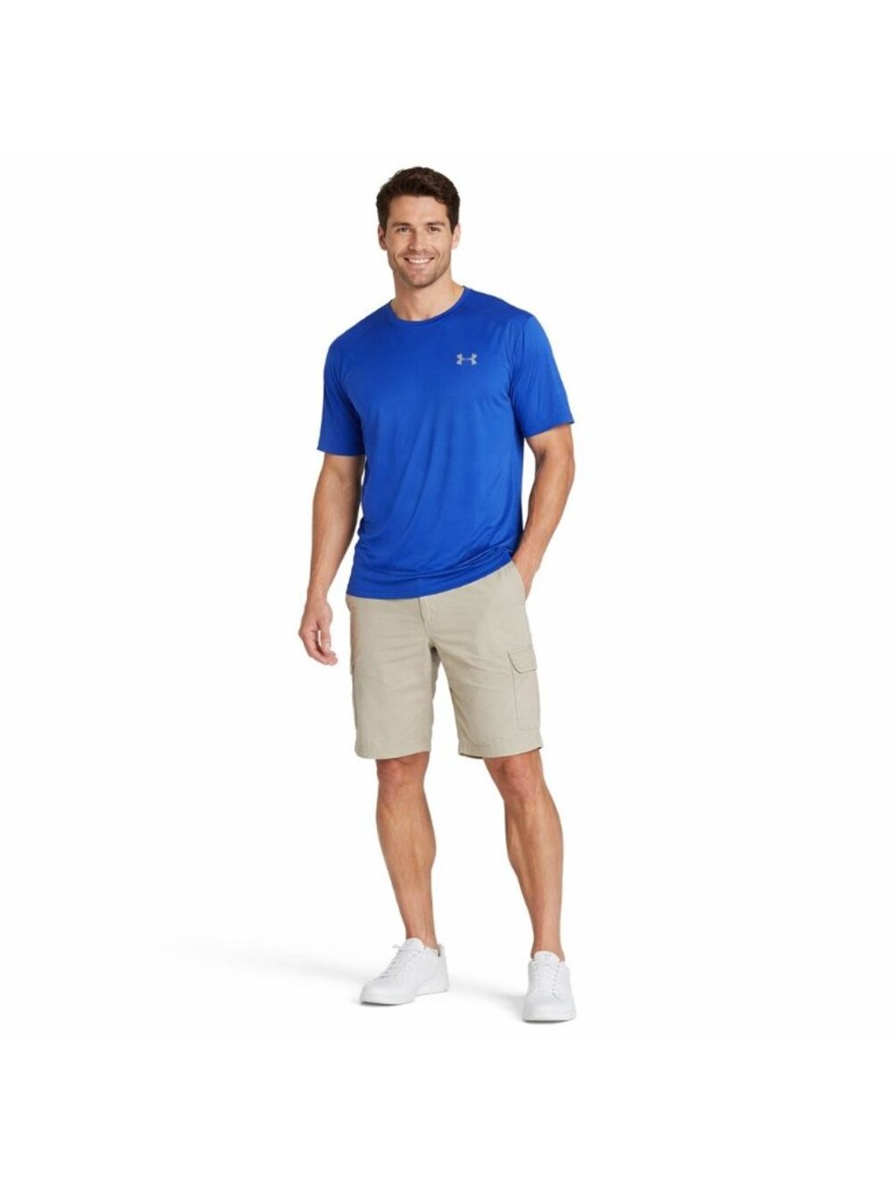 2/$30 New Under Armour Mens XL Blue Loose Fit Tech 2.0 Short Sleeve T-Shirt